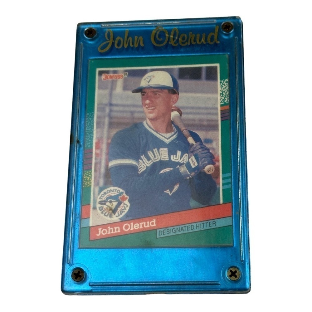 John Olerud Don Russ Toronto Blue Jays 1990 Baseball Card 530